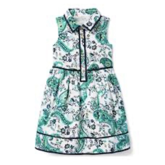 Janie and Jack Paisley Sleeveless Dress - Picture 1 of 8